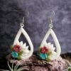Boucles d'oreilles Gouttes florales
