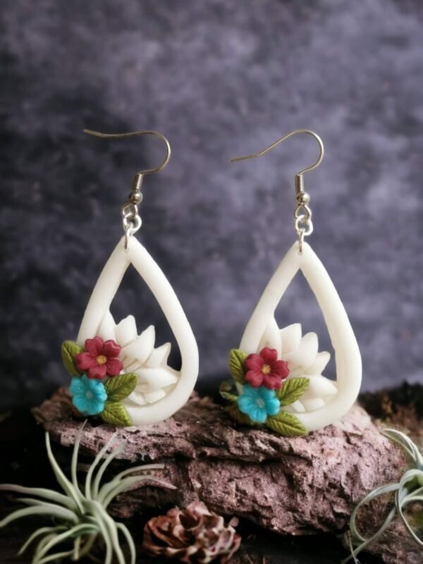 Boucles d'oreilles Gouttes florales