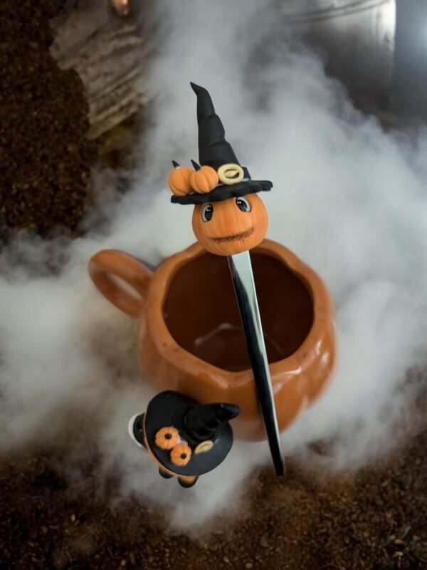 Mug Citrouille d'halloween et son sorcier