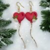 Boucles d'oreilles Coeur Ballon