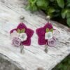 Boucles d'oreilles tribal fleuries Turnip