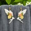 Boucles d'oreilles Fée fleurs acidulées