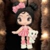 Magnet Lulu Rose et son ourson