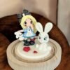 Veilleuse à led Alice et son lapin