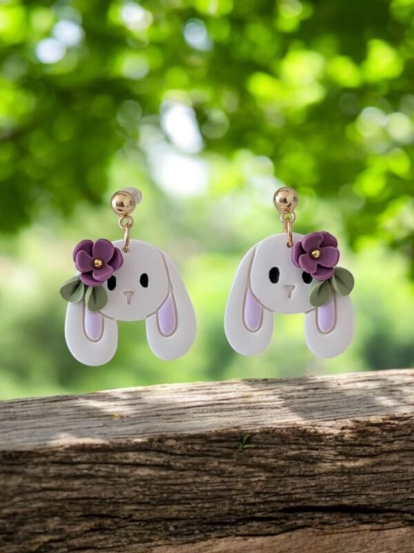 Boucles d'oreilles lapins