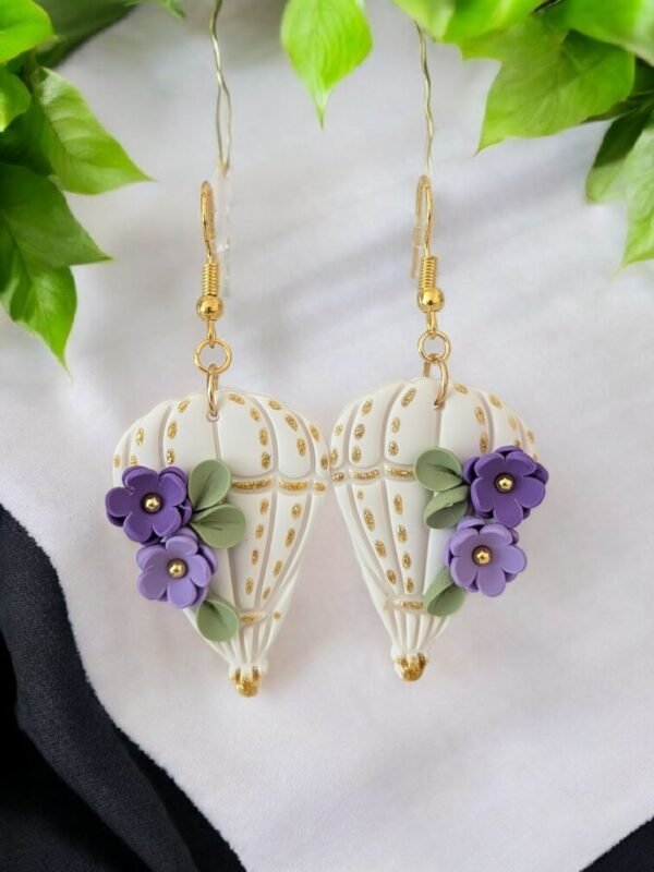 Boucles d'oreilles montgolfière