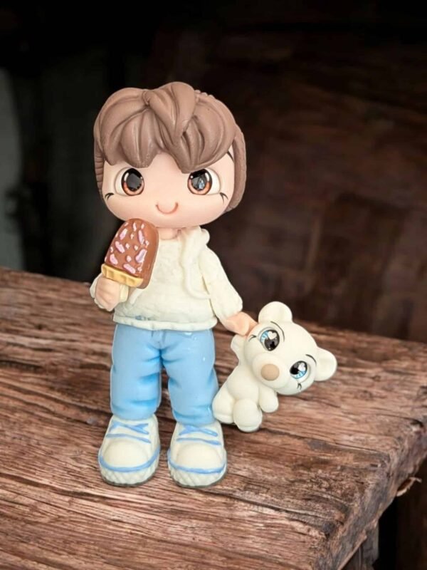 Magnet Lulu Sweat et son ourson