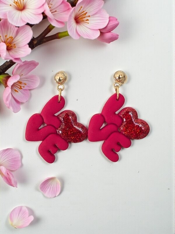 Boucles d'oreilles Love