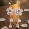 Boucles d'oreilles Fleurs de cerisier