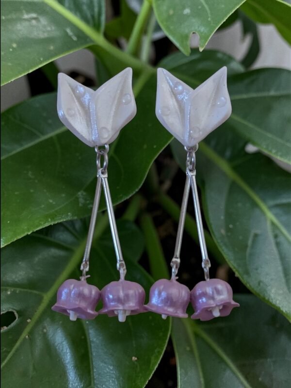 PXL_20260401_123416631.jpg Boucles d'oreilles Muguet Parme Pendant