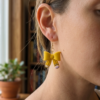 Boucles d'oreilles Crayon noeud