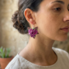 Boucles d'oreilles bouquet turnip